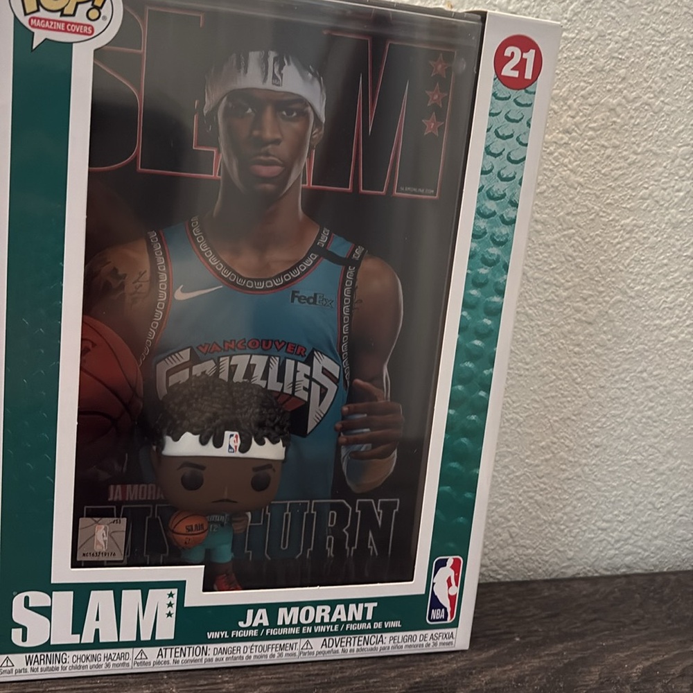 Trae Young and Ja Morant NBA Slam magazine Funko pops #18 and #21 - Picture 5 of 5